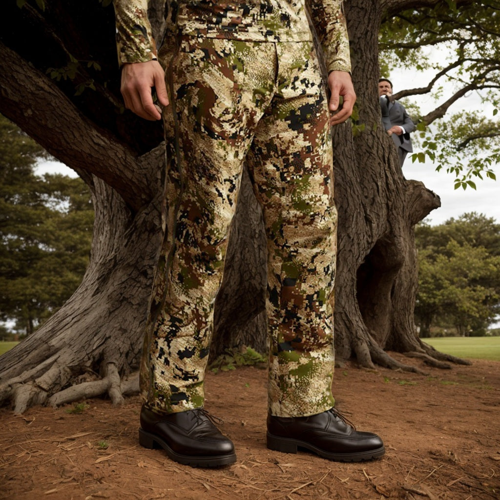 High Quality Dew Point Pant Outdoor Windproof Waterproof Men's Camouflage Hunting Rainproof Pants