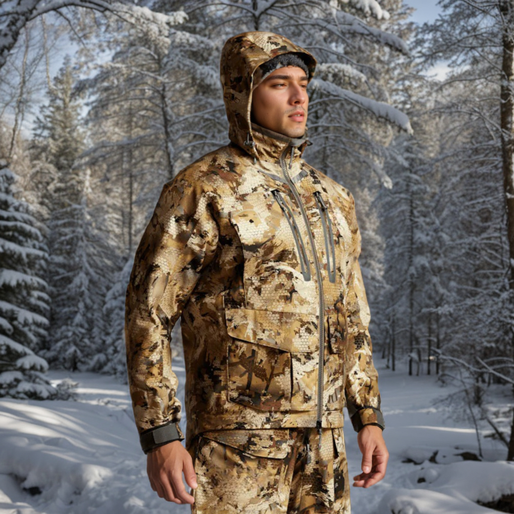 Ainfad Men's High Quality Fall/Winter Waterproof Insulated Fishing and Hunting Jacket