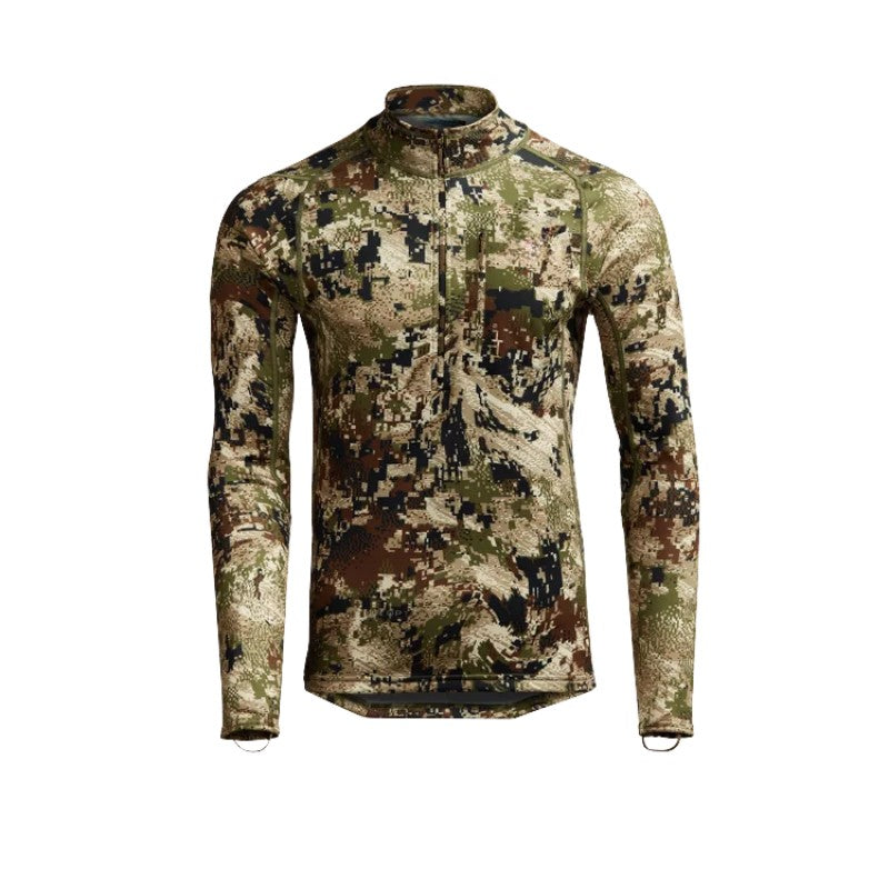 Men's Camo Hunting Suit Quick Dry Comfortable Stretch Mid-level Zip-T
