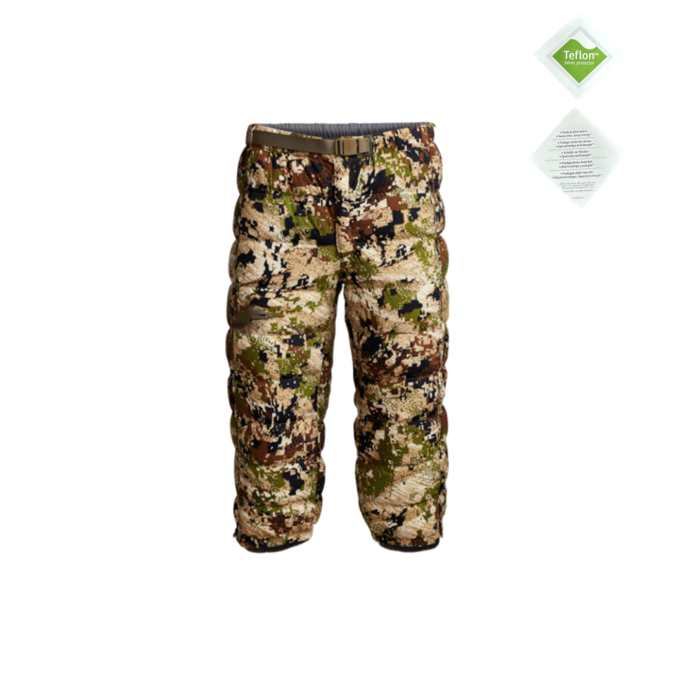 High Quality Kelvin Lite Hunting Gear Winter Alpine Camouflage Down Pant Men's Camo Outdoor Hunting Long Pants