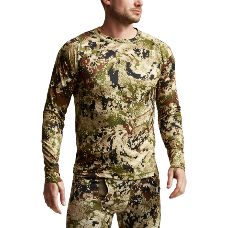 High-grade Autumn Hunting Long Sleeve Pullover Polyester Camouflage Anti-bacterial Quick Dry Sweat Hunting T-shirt