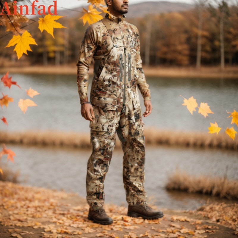 High Quality Hunting Suit Camouflage Pants Hudson Bib Warm Waterfowl Overalls