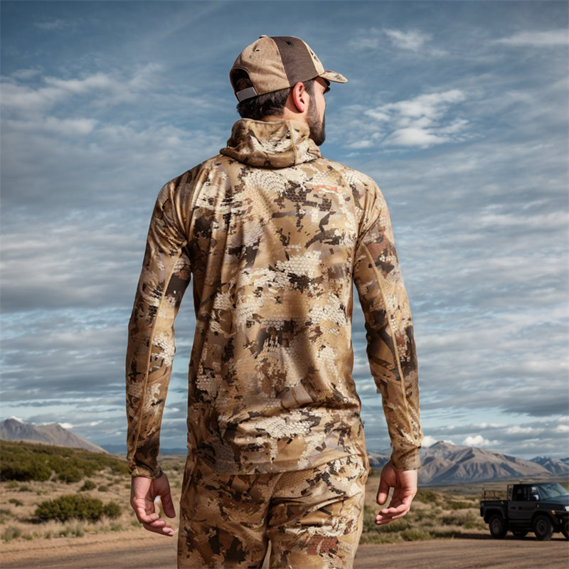 Core Lightweight Moisture-wicking hoodies Hunting apparel camouflage clothing Masks pullover hunting shirt hunting gear