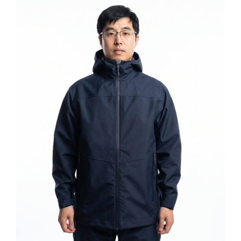 Men's Waterproof Windproof Breathable Hard Shell Hunting Raincoat Dew Point Jacket Fishing and Hunting Apparel
