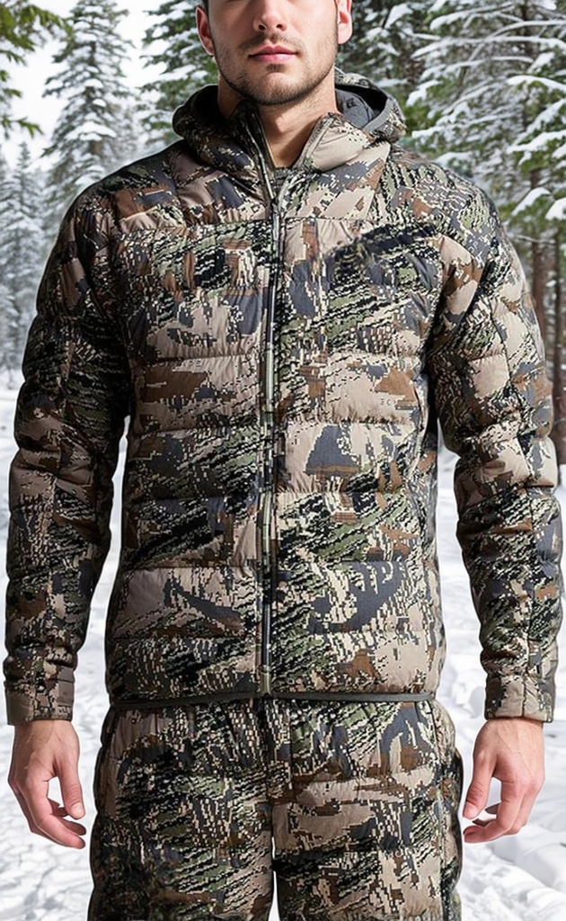 Kelvin Lite Down Jacket Spring Camouflage Fishing Hunting Clothing