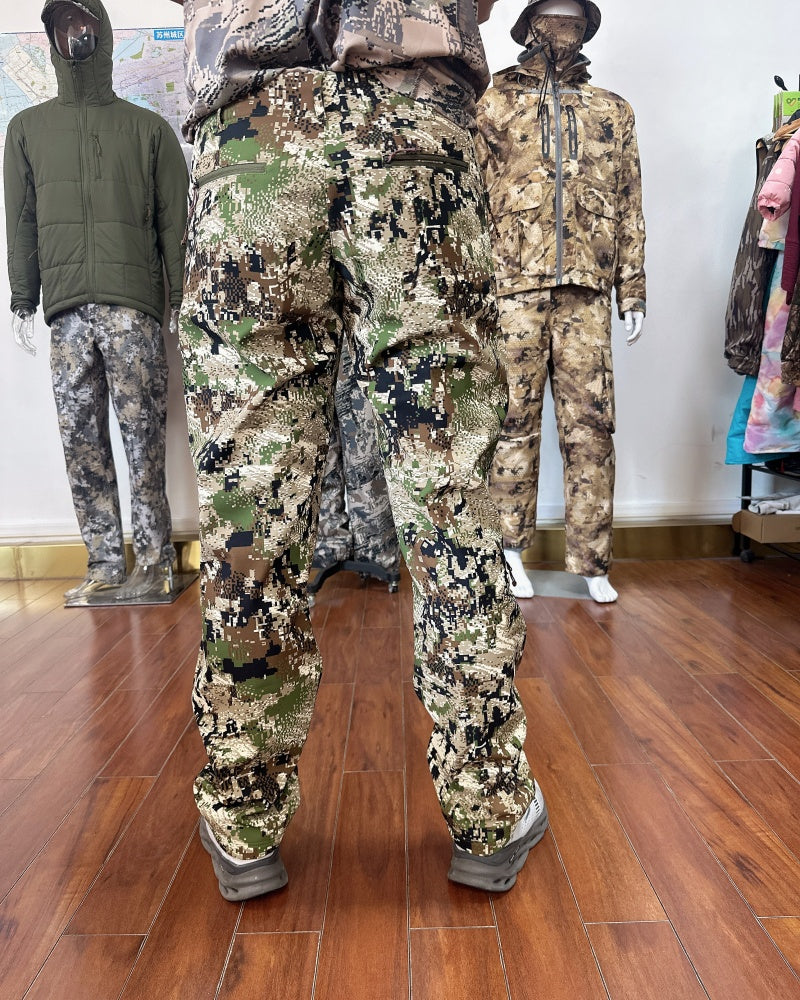 Men's Winter Jetstream Pants Windproof Waterproof Three-layer Composite Heavyweight Hunting Pants