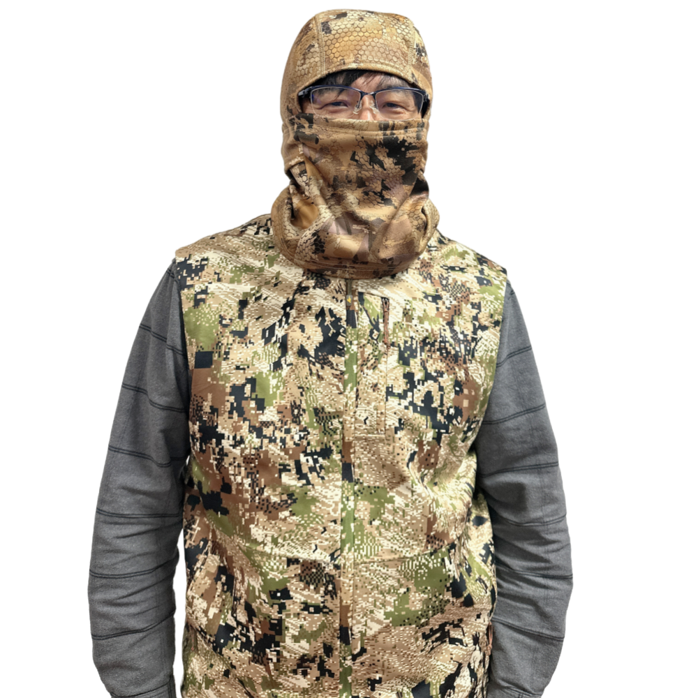 Custom High Quality Men's Winter Camouflage Hunting Mask Wind Rain Shield