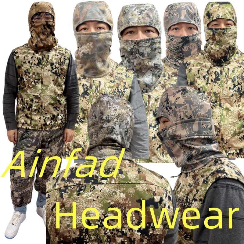 Custom High Quality Men's Winter Camouflage Hunting Mask Wind Rain Shield