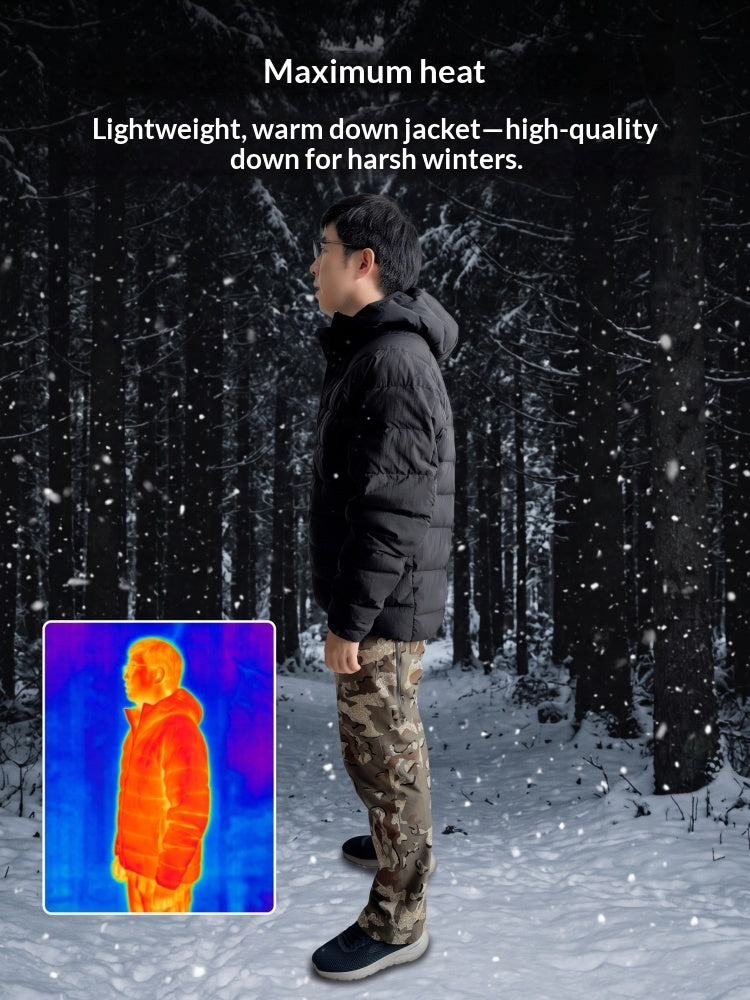 Ainfad Men's Tactical Fishing Hunting Down Jacket