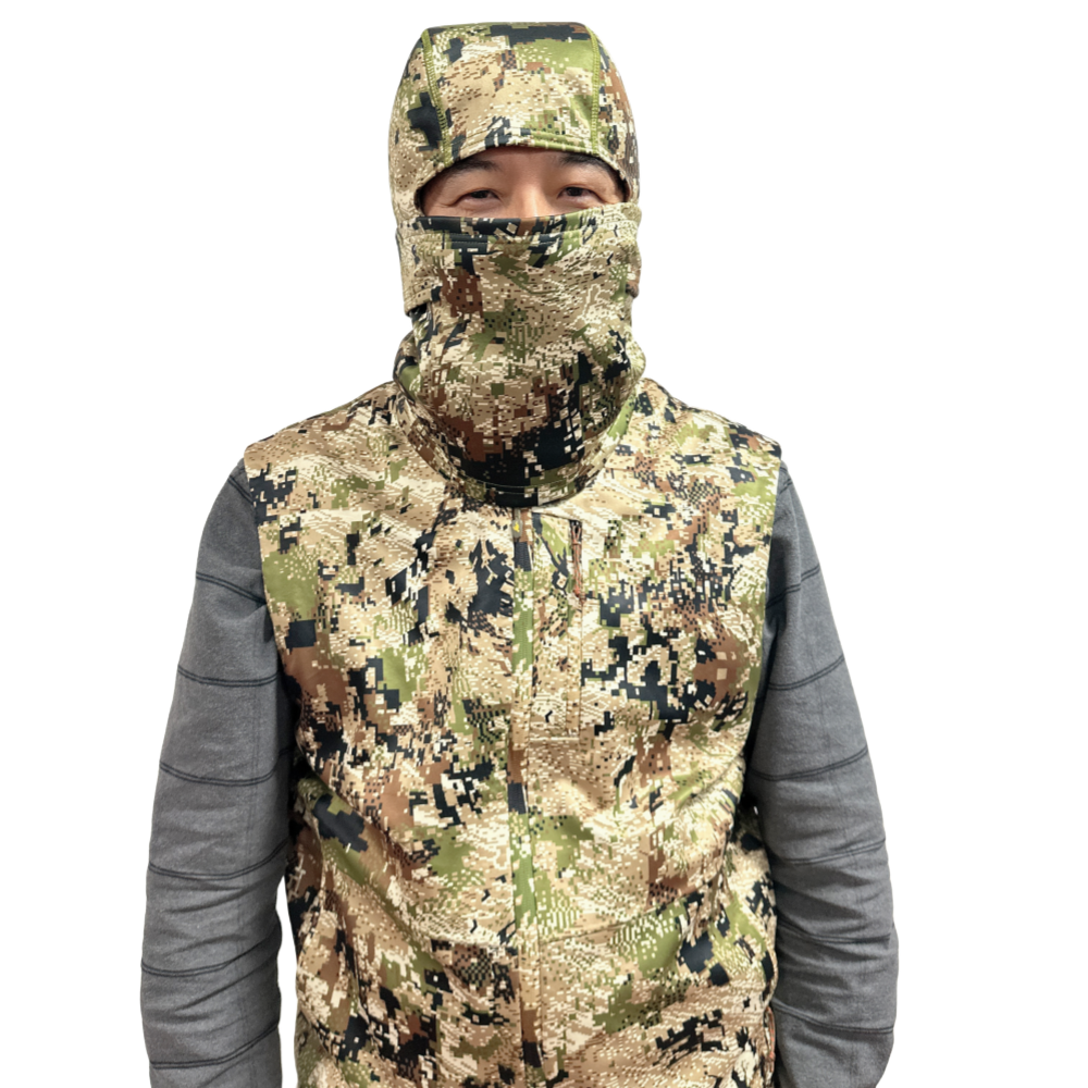 Custom High Quality Men's Winter Camouflage Hunting Mask Wind Rain Shield