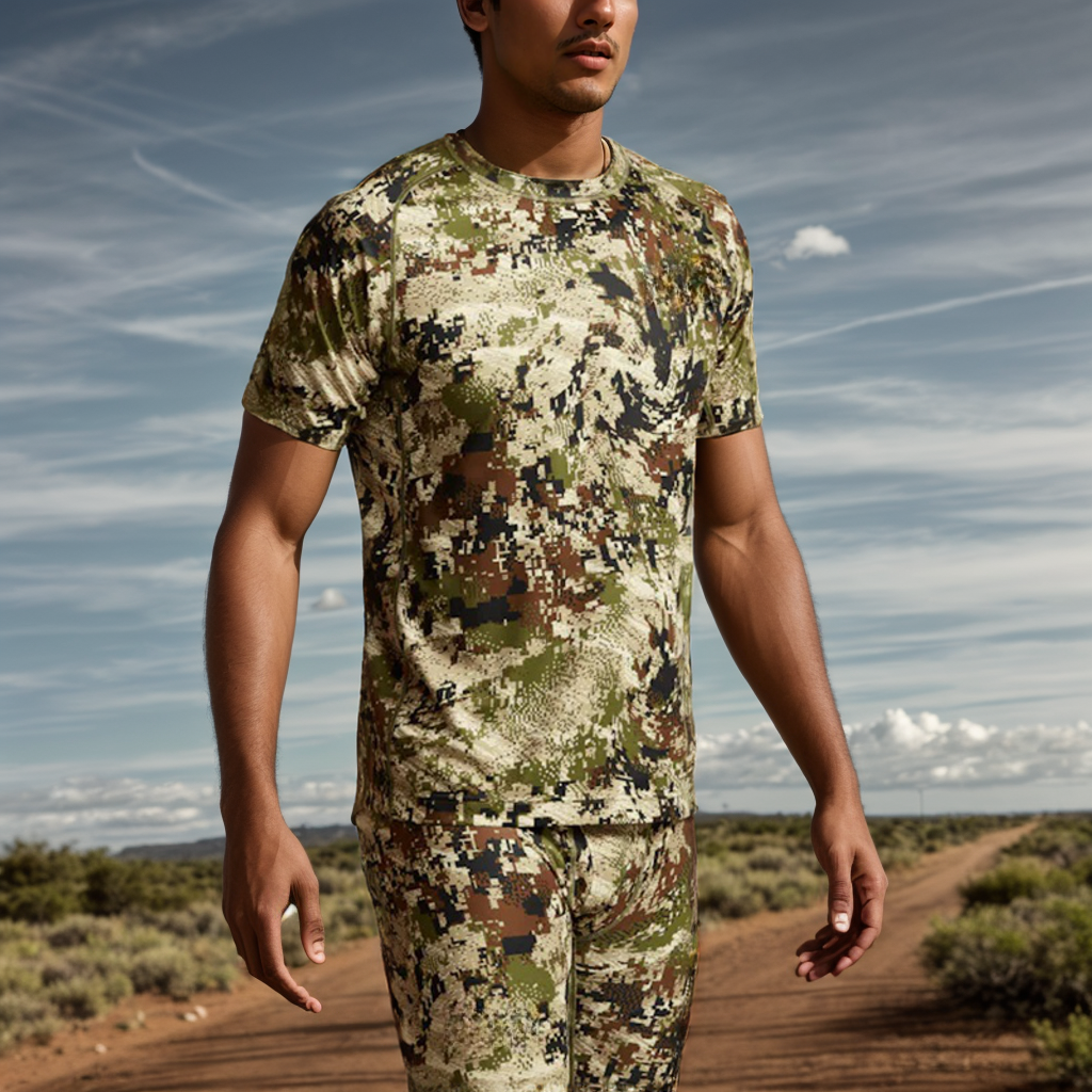 Men's Summer Moisture-Wicking Quick-Drying Silver Ion Antibacterial Short Sleeve T-Shirt