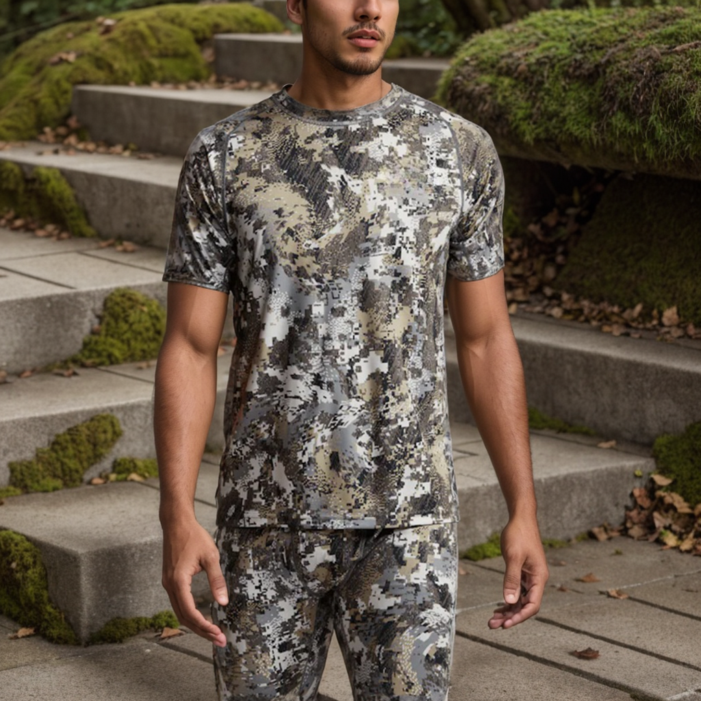 Men's Summer Moisture-Wicking Quick-Drying Silver Ion Antibacterial Short Sleeve T-Shirt