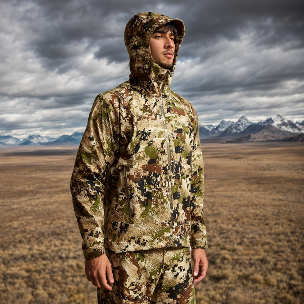 High Quality Dew Point Jacket Windproof Waterproof Rainproof Men's Hunting Raincoat