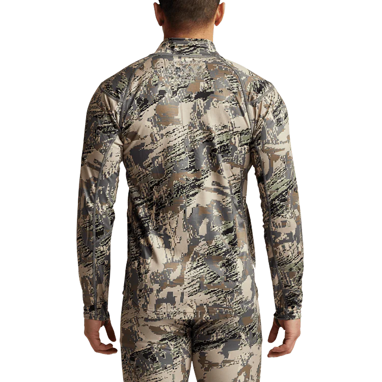 Men's Camo Hunting Suit Quick Dry Comfortable Stretch Mid-level Zip-T