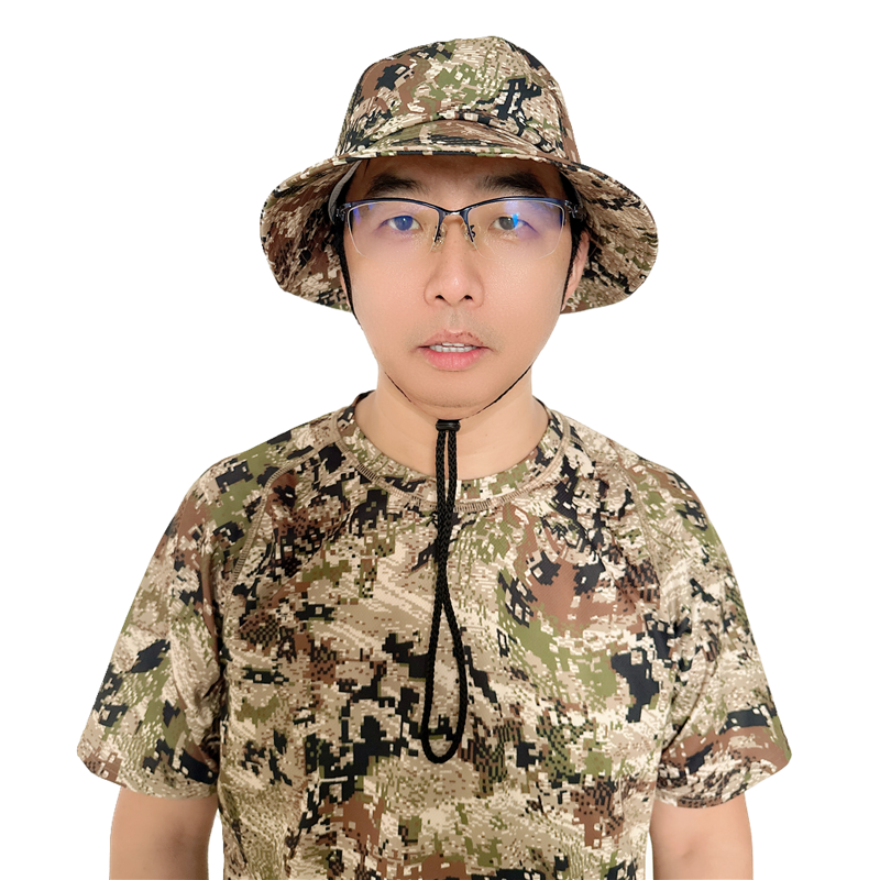 Ainfad Bucket Cap Fishing Sun Helmet Hunting Outdoor Sun Hat