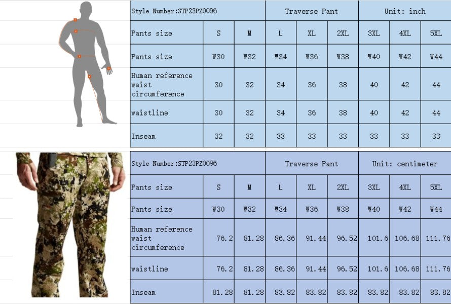 Custom Hunting Products Jungle Outdoor Travers Pants Truck Work Camouflage Hunting Clothing Hunting Pants Fishing Pants