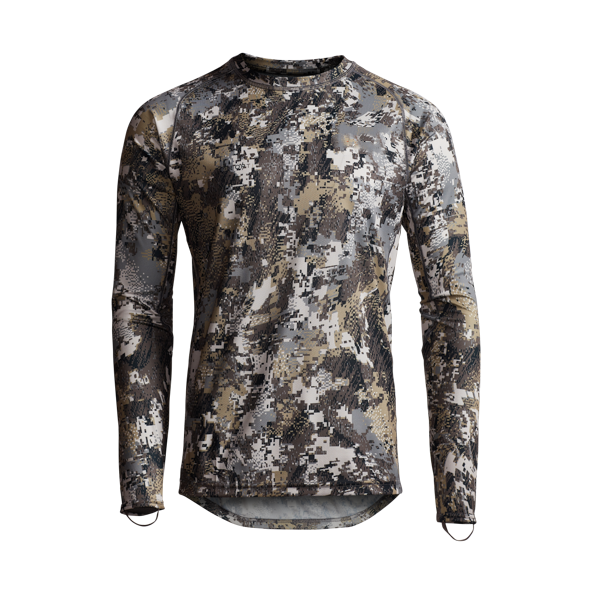 High-grade Autumn Hunting Long Sleeve Pullover Polyester Camouflage Anti-bacterial Quick Dry Sweat Hunting T-shirt