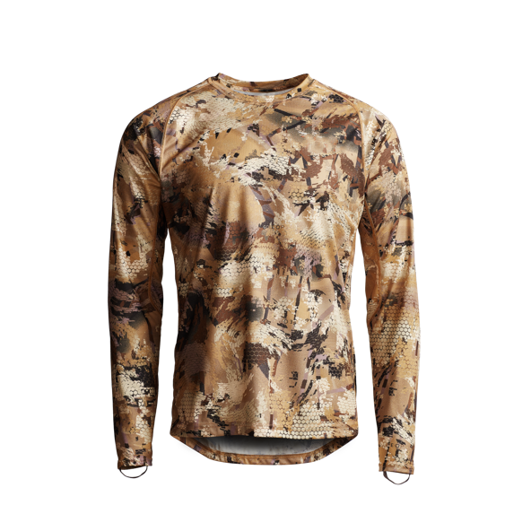 High-grade Autumn Hunting Long Sleeve Pullover Polyester Camouflage Anti-bacterial Quick Dry Sweat Hunting T-shirt