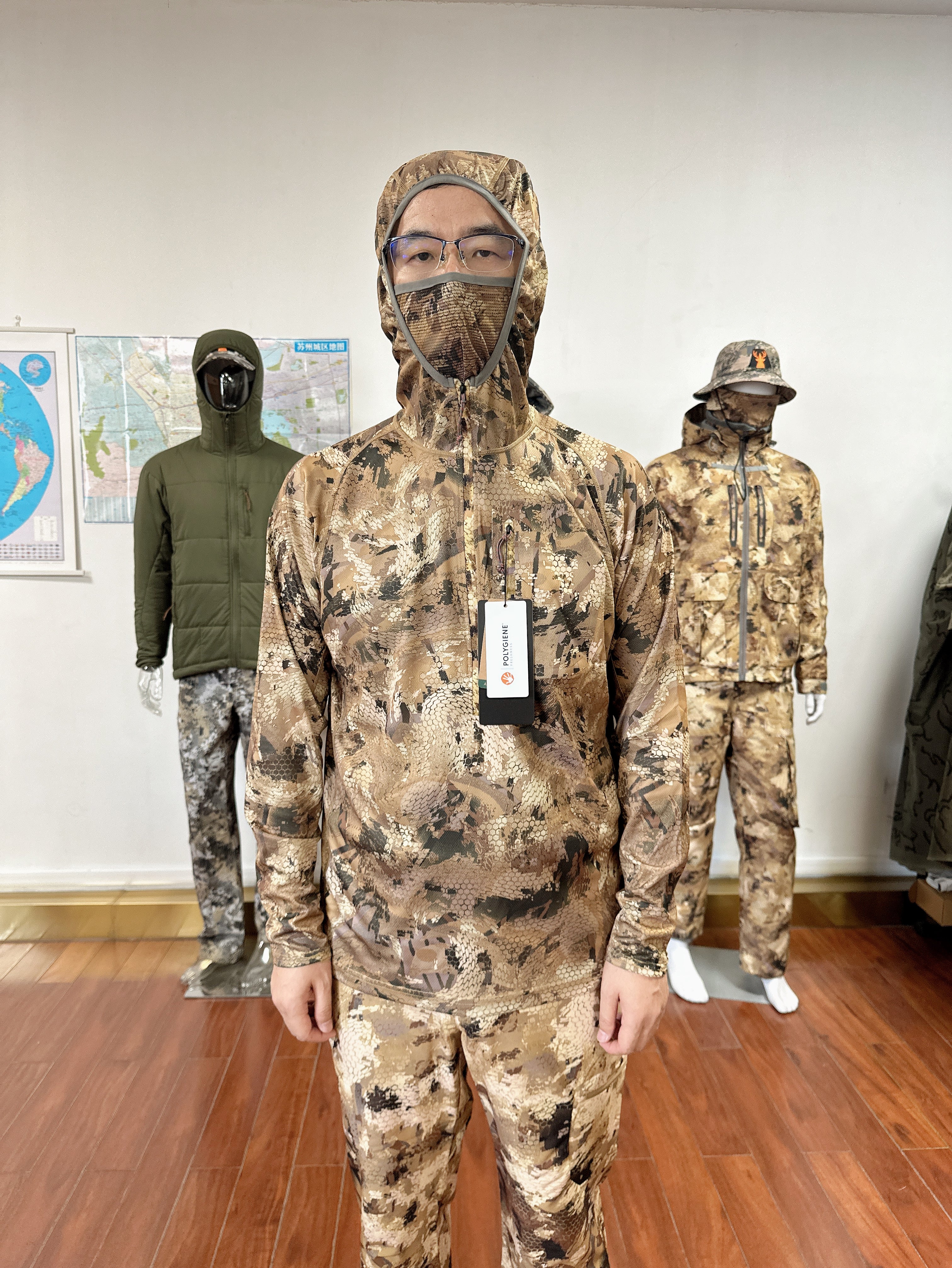 Core Lightweight Moisture-wicking hoodies Hunting apparel camouflage clothing Masks pullover hunting shirt hunting gear