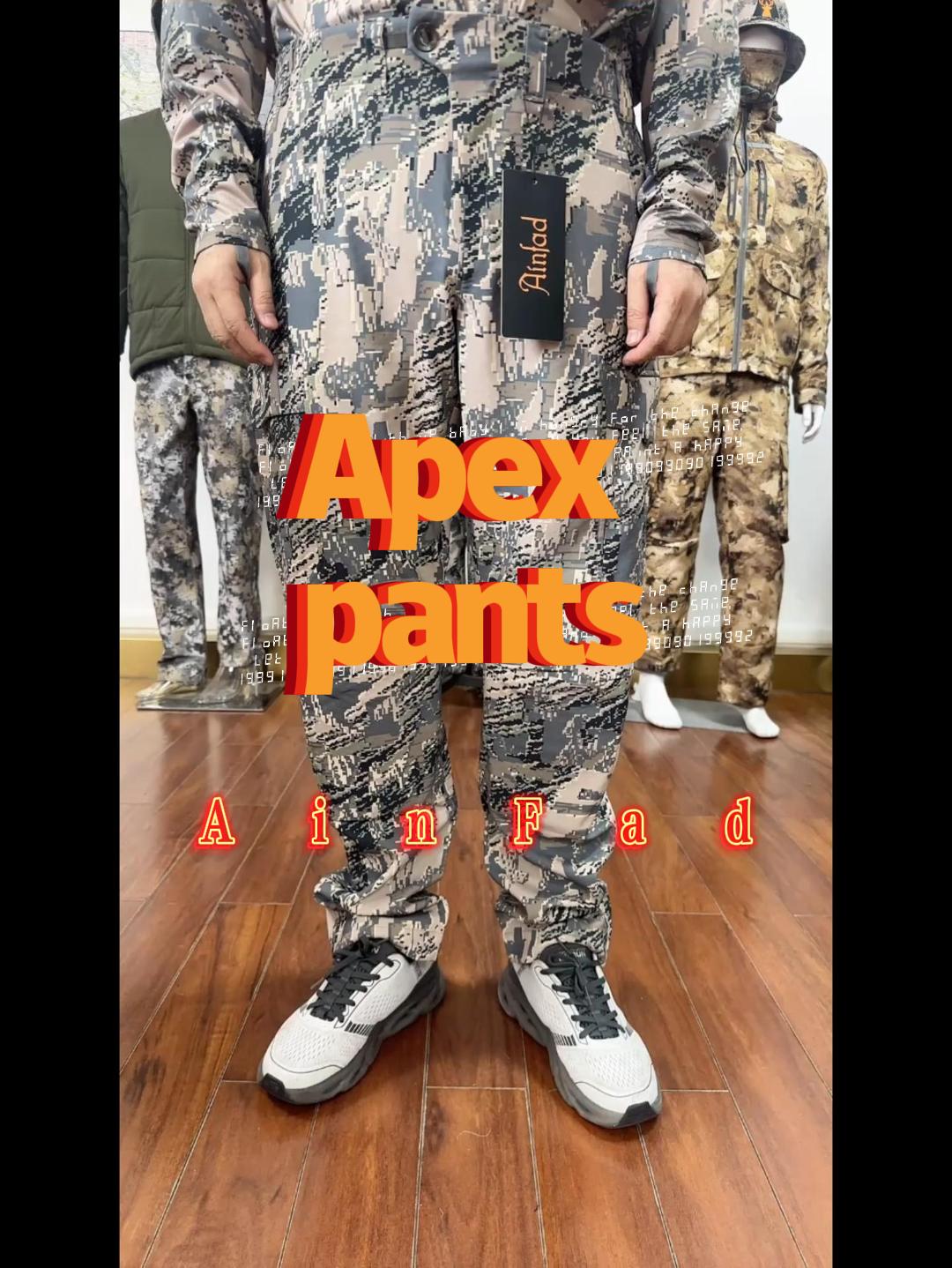 Custom High Quality Apex Pant Hunting Alpine Camouflage Pants Outdoor Truck Sports Travel Camo Hunting Pants