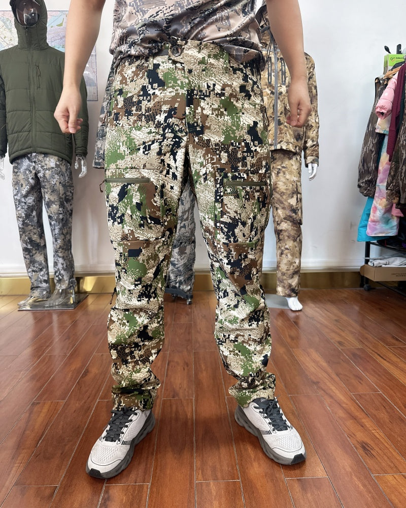 Men's Winter Jetstream Pants Windproof Waterproof Three-layer Composite Heavyweight Hunting Pants