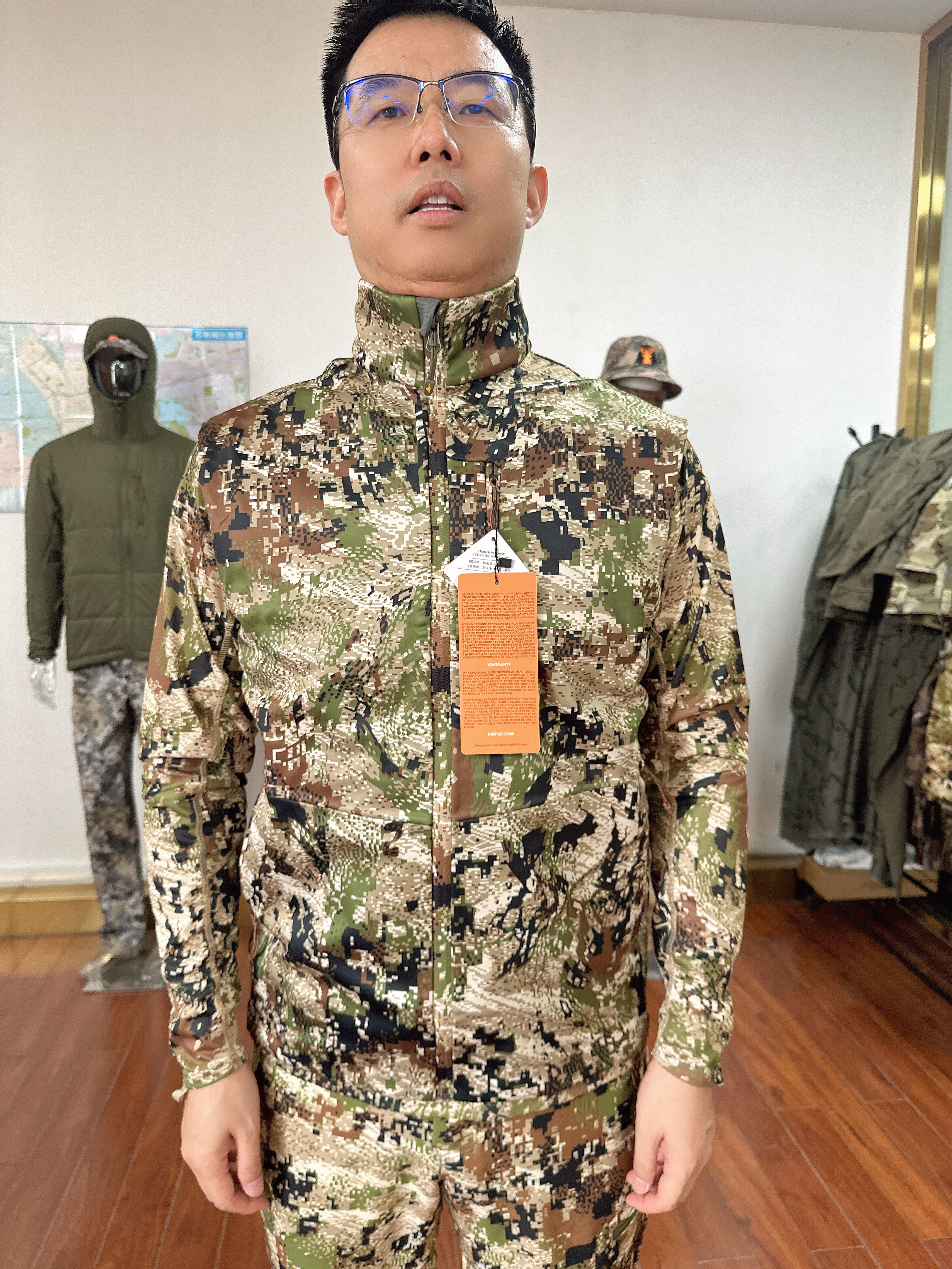 High Quality Three Layers EPTFE Membrane Urban Dry Soft Shell Waterproof Outdoor Jetstream Vest Hunting Clothes