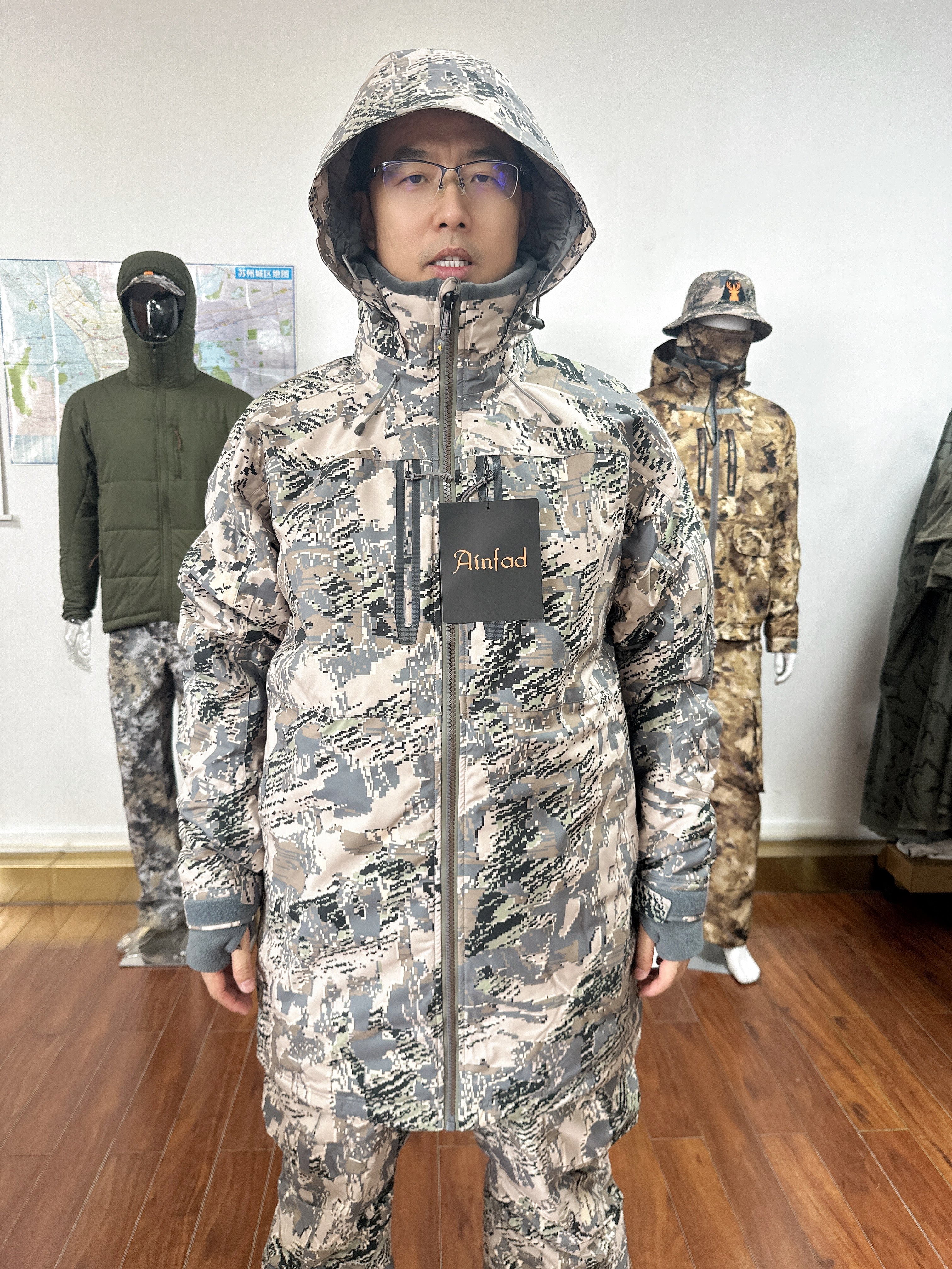 High Quality Winter Outdoor Hunting Clothing Camouflage Blizzard Aerolite Parka
