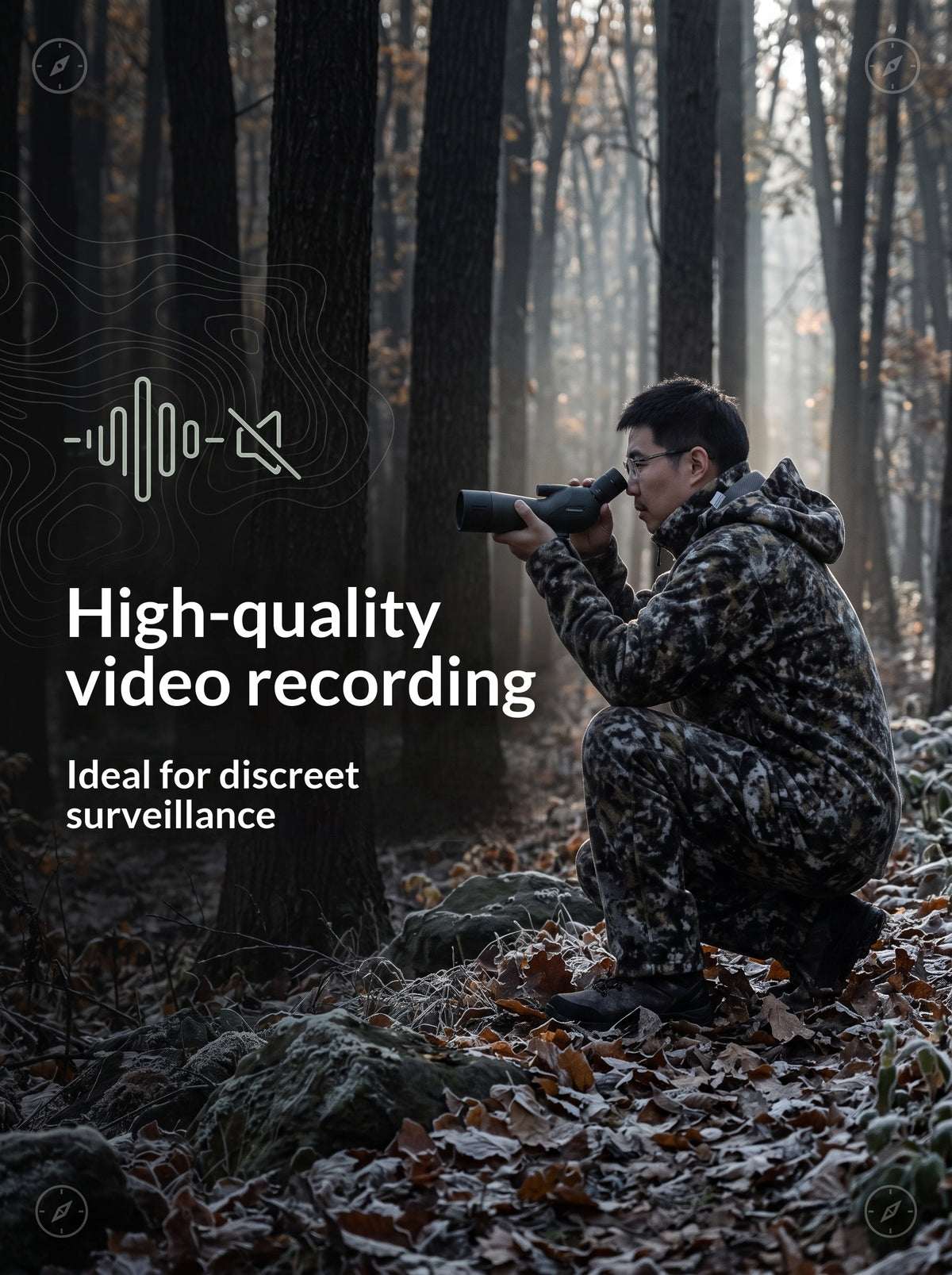 Polyester Fleece Hunting Jacket, Warm Synthetic Fabric, Camouflage Jacket