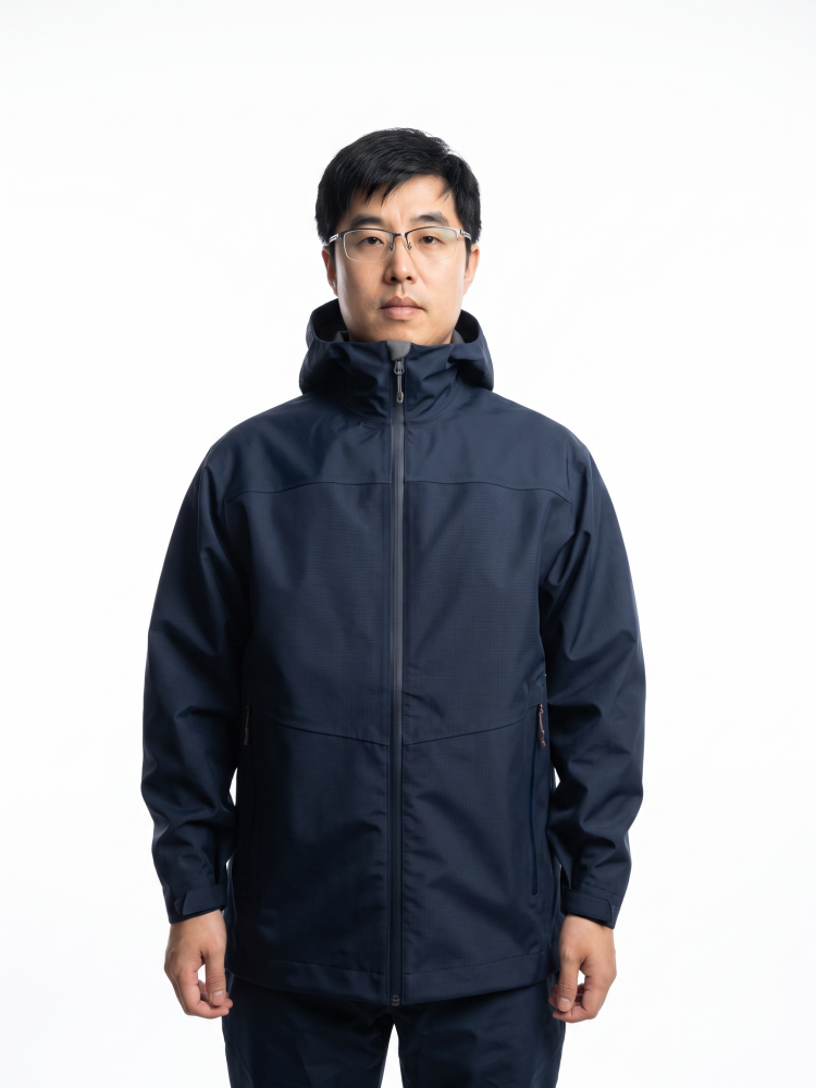Men's Waterproof Windproof Breathable Hard Shell Hunting Raincoat Dew Point Jacket Fishing and Hunting Apparel