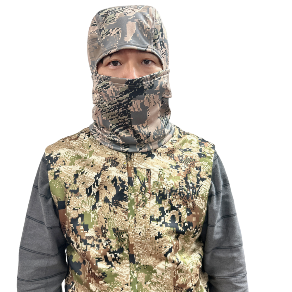 Custom High Quality Men's Winter Camouflage Hunting Mask Wind Rain Shield